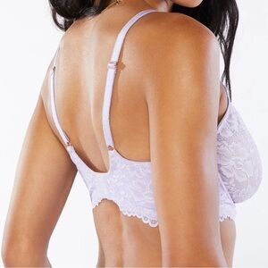 Savage x Fenty Sheer Unlined Ombré Floral Lace Bra